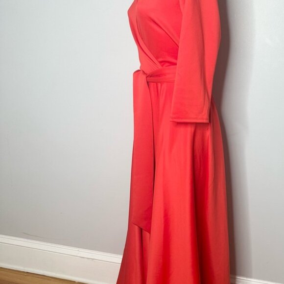 BUXOM CURVY RED STRETCHY MAXI DRESS- PRELOVED - 2X - Picture 3 of 6